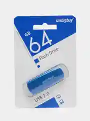 Синий флешка USB SmartBuy Scout, c объёмами памяти на 8 Гб/ 16 Гб/ 32 Гб/ 64 Гб