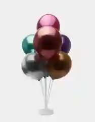 Шары воздушные, цвет металлик, хром, набор 3 штук