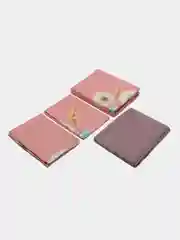 Коралловый меланж комплект постельного белья 2-х спальный Хлопок / Постельное белье Евро, 1,5 спальное