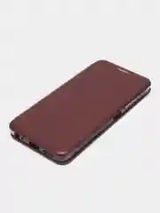 Багровый чехол-книжка для Infinix HOT 30i (Инфиникс Хот 30 ай)