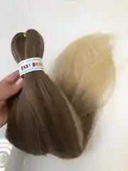 Горчичный канекалон Easy Braids, для афрокосичек и дредов