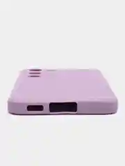 Лавандовый чехол Samsung Galaxy S23, Самсунг Гелакси С23 силиконовый, цветной с мягким подкладом