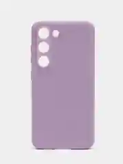 Лавандовый чехол Samsung Galaxy S23, Самсунг Гелакси С23 силиконовый, цветной с мягким подкладом