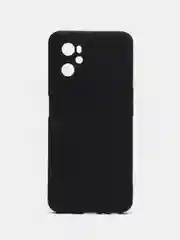 Черный чехол Realme 9i/Oppo A96 (Реалми 9 Ай/Оппо А96), силиконовый, цветной с мягким подкладом