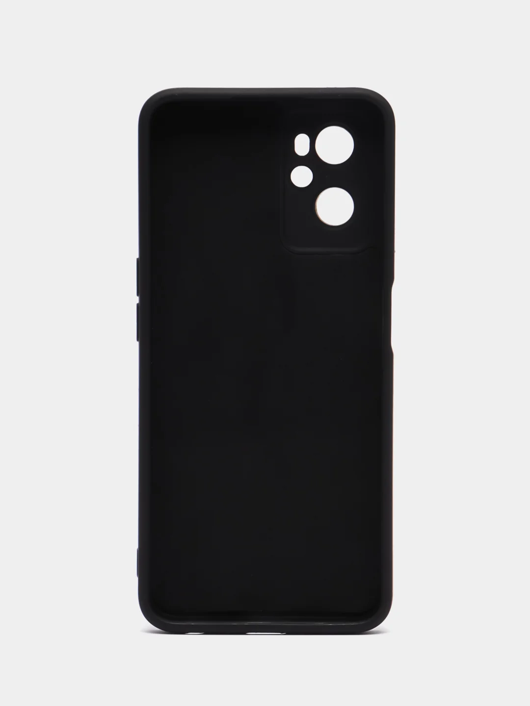 Черный чехол Realme 9i/Oppo A96 (Реалми 9 Ай/Оппо А96), силиконовый, цветной с мягким подкладом