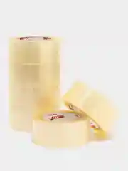 Скотч Kraft Premium широкий универсальный, прозрачный, набор из 6 штук, 48 мм x 150 м