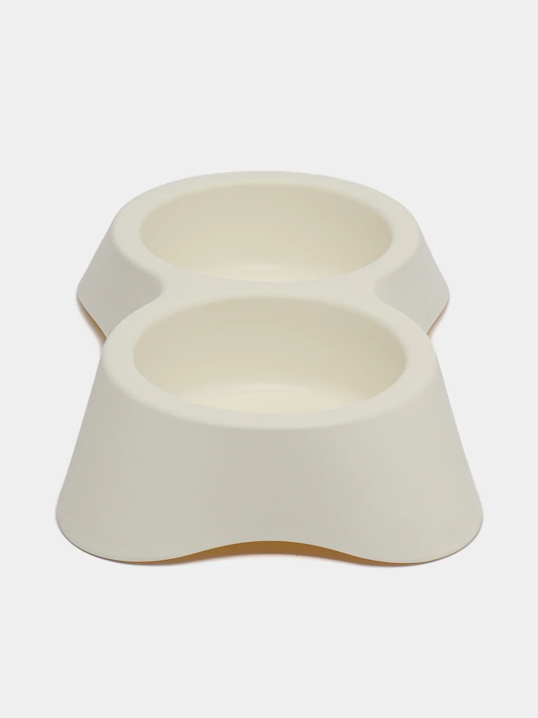 Миска двойная, Lilli Pet, super food, 2*600 мл 20-5715/белая