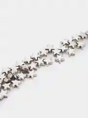Серый бусины "Сердечки", 100 штук в упаковке