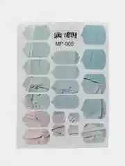 Наклейки плёнки для ногтей разводы, камень, MP005, для маникюра и педикюра