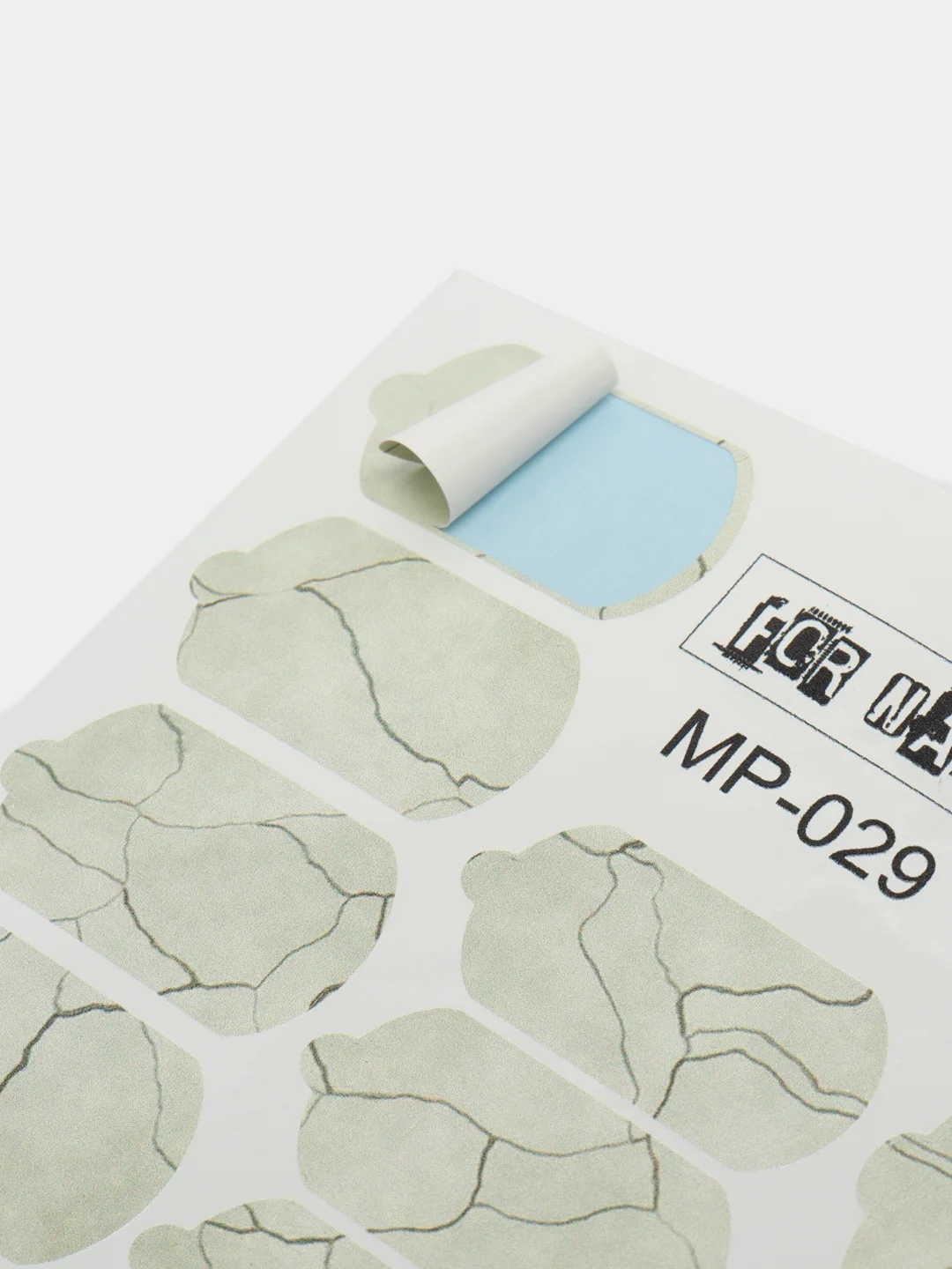 Наклейки плёнки для ногтей мрамор, линии, MP029, для маникюра и педикюра