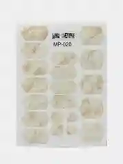 Наклейки плёнки для ногтей мрамор, камень, MP020, для маникюра и педикюра