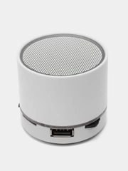 Портативная колонка LuazON Hi-Tech18, 3 Вт, 520 мАч, microSD, USB, белая