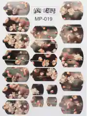 Наклейки плёнки для ногтей цветы лето, MP019, для маникюра и педикюра