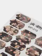 Наклейки плёнки для ногтей цветы лето, MP019, для маникюра и педикюра