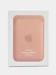 Пудровый картхолдер на iPhone, с поддержкой MagSafe Leather Wallet
