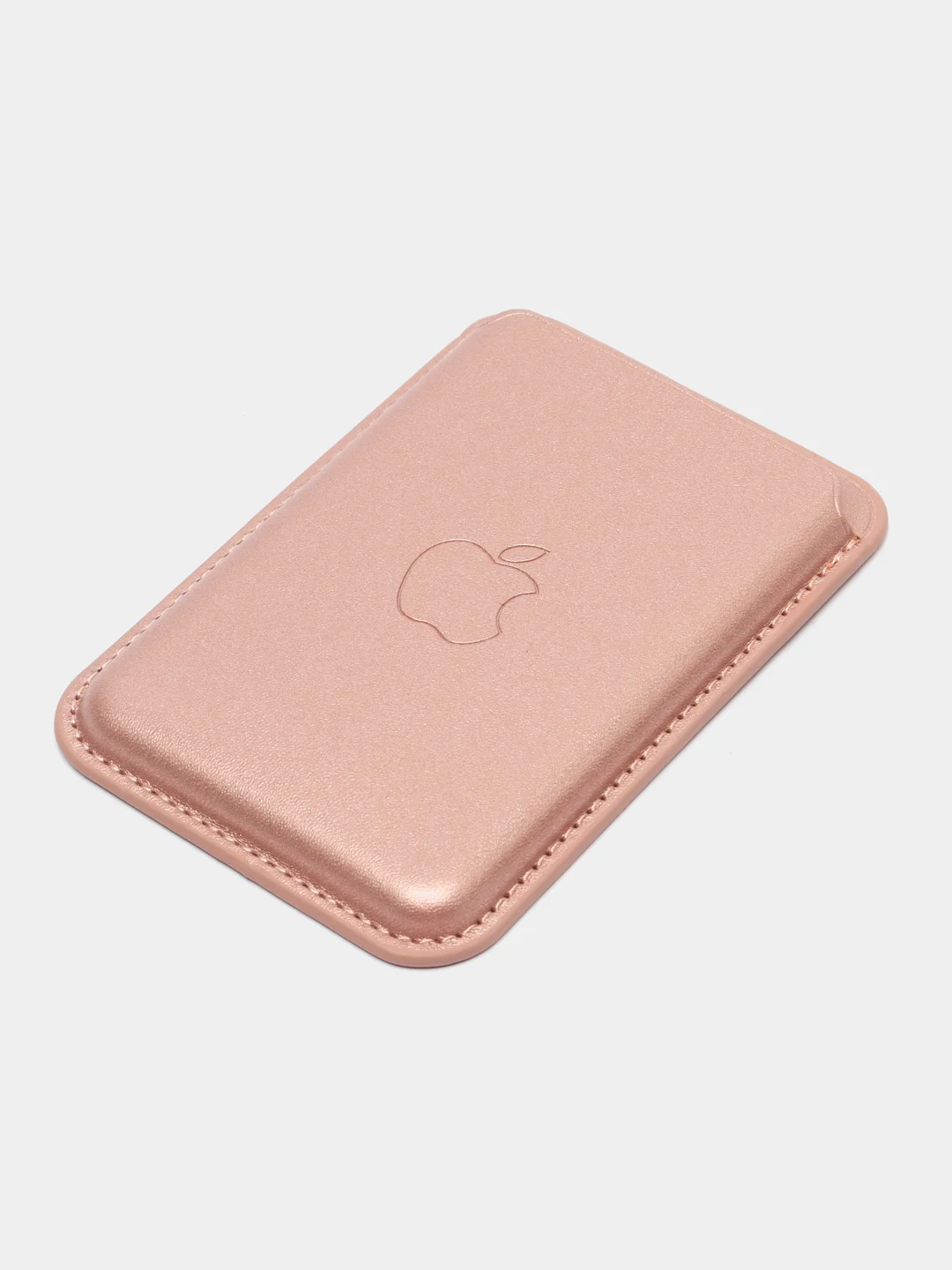 Пудровый картхолдер на iPhone, с поддержкой MagSafe Leather Wallet