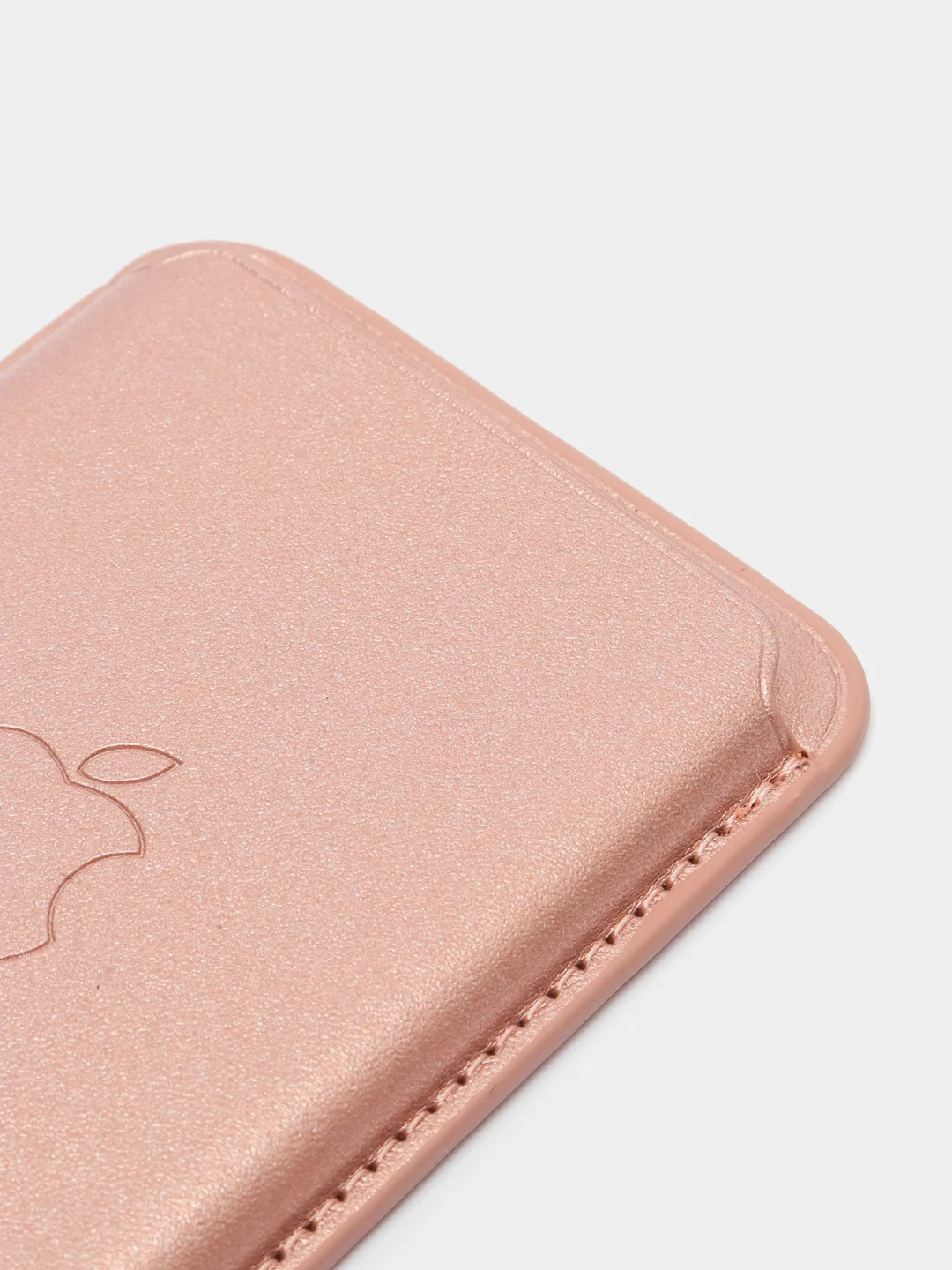 Пудровый картхолдер на iPhone, с поддержкой MagSafe Leather Wallet