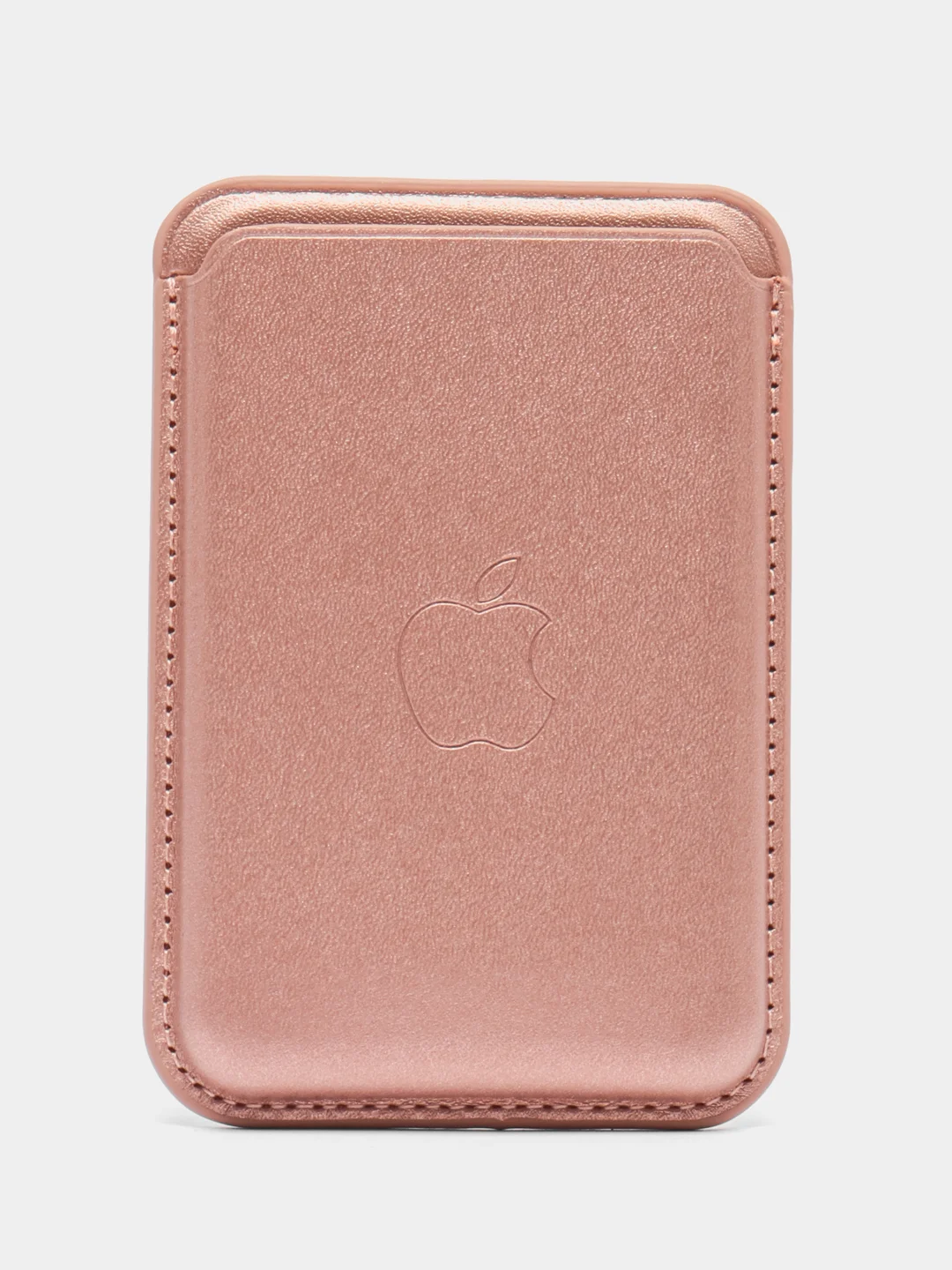 Пудровый картхолдер на iPhone, с поддержкой MagSafe Leather Wallet