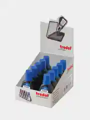 Краска штемпельная Trodat, синяя, 28 мл, на водной основе, 7011с