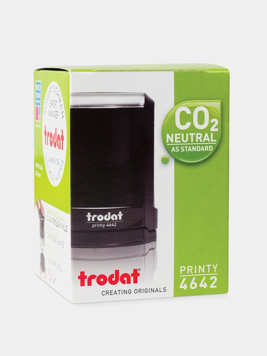 Оснастка для печатей оттиск D=42 мм синий, Trodat 4642 Printy 4.0, крышка, подушка