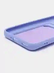 Лавандовый чехол силиконовый для Honor 50 Lite, Huawei Nova 8i, Хонор 50 Лайт, с карманом для карты