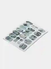 Наклейки плёнки для ногтей мрамор камень, MP002, для маникюра и педикюра