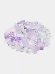 Фиолетовый бусины разноцветные