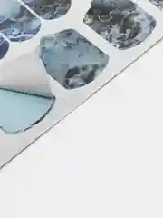 Наклейки плёнки для ногтей мрамор, море, MP006, для маникюра и педикюра