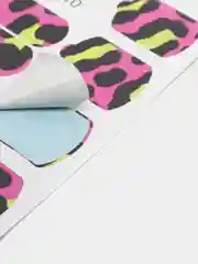 Наклейки плёнки для ногтей леопард, яркий дизайн, MP010, для маникюра и педикюра