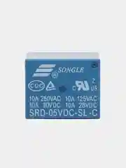 Реле 5 pin 3V, 5V, 6V, 9V, 12V, 24V, 48V