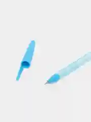 Голубой ручка шариковая LANCER Fluo, 0,5 мм, набор с одним цветом, стержень синий, ароматизированная