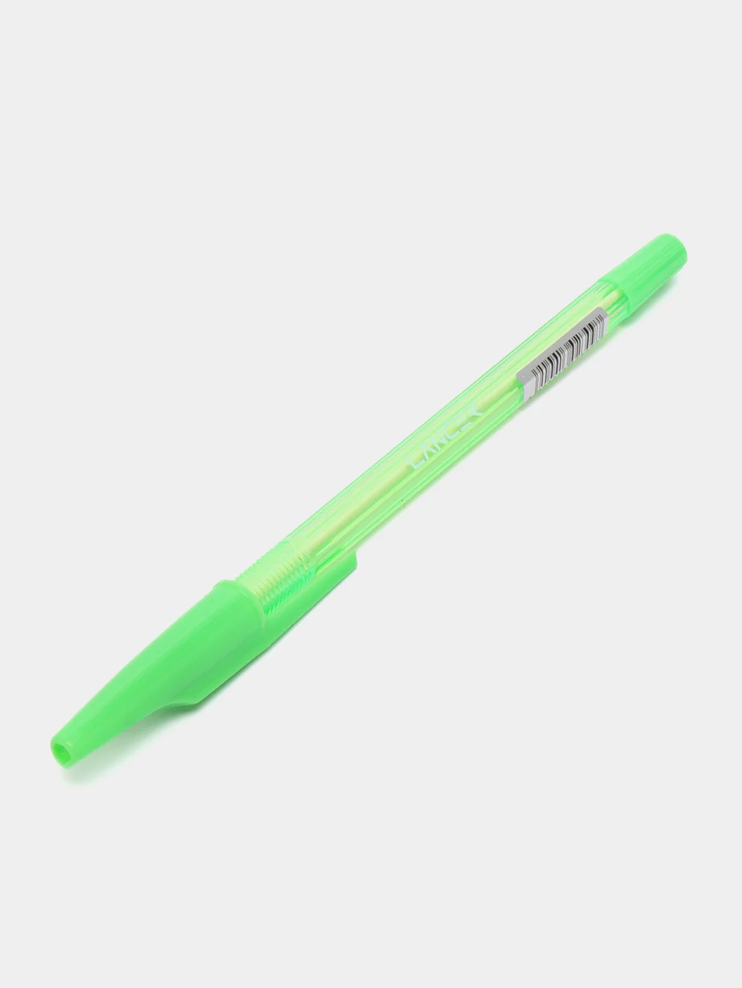 Зеленый ручка шариковая LANCER Fluo, 0,5 мм, набор с одним цветом, стержень синий, ароматизированная
