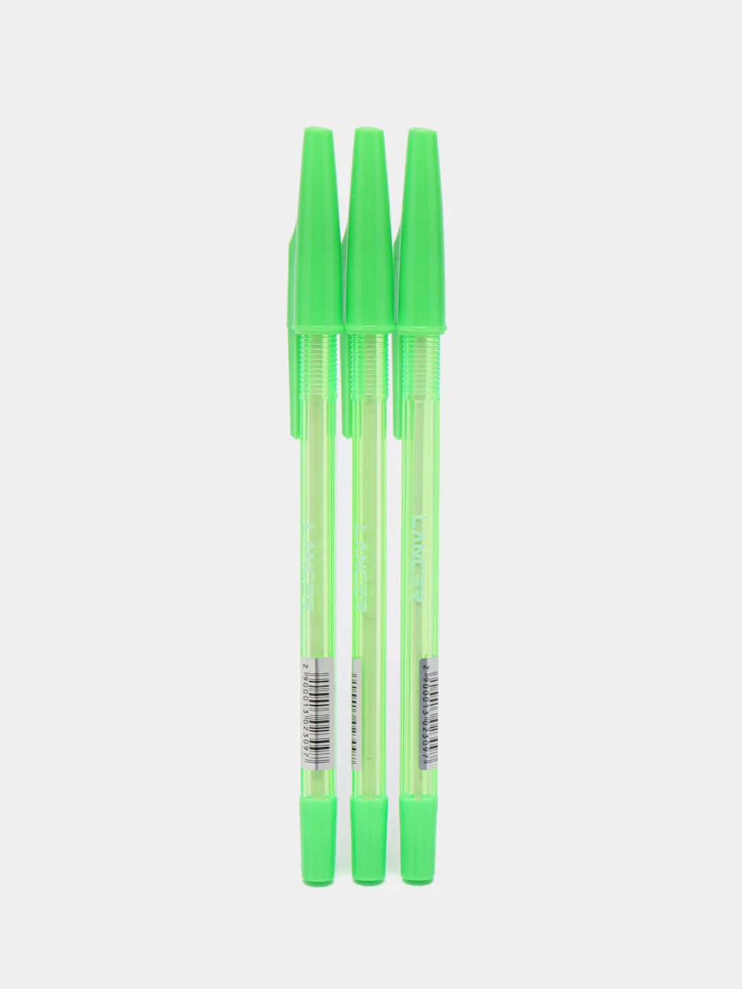 Зеленый ручка шариковая LANCER Fluo, 0,5 мм, набор с одним цветом, стержень синий, ароматизированная