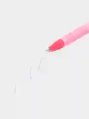 Розовый ручка шариковая LANCER Fluo, 0,5 мм, набор с одним цветом, стержень синий, ароматизированная