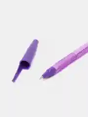 Фиолетовый ручка шариковая LANCER Fluo, 0,5 мм, набор с одним цветом, стержень синий, ароматизированная