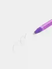 Фиолетовый ручка шариковая LANCER Fluo, 0,5 мм, набор с одним цветом, стержень синий, ароматизированная