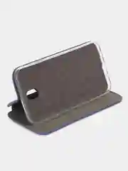 Синий чехол-книжка для Samsung Galaxy J 7 (2017), Samsung J7 (2017), Самсунг J 7, экокожа