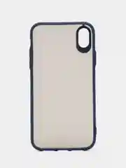Синий чехол противоударный матовый для IPhone X/XS/XR/11/11 Pro/11 Pro max/12/12 Pro/12 Pro max