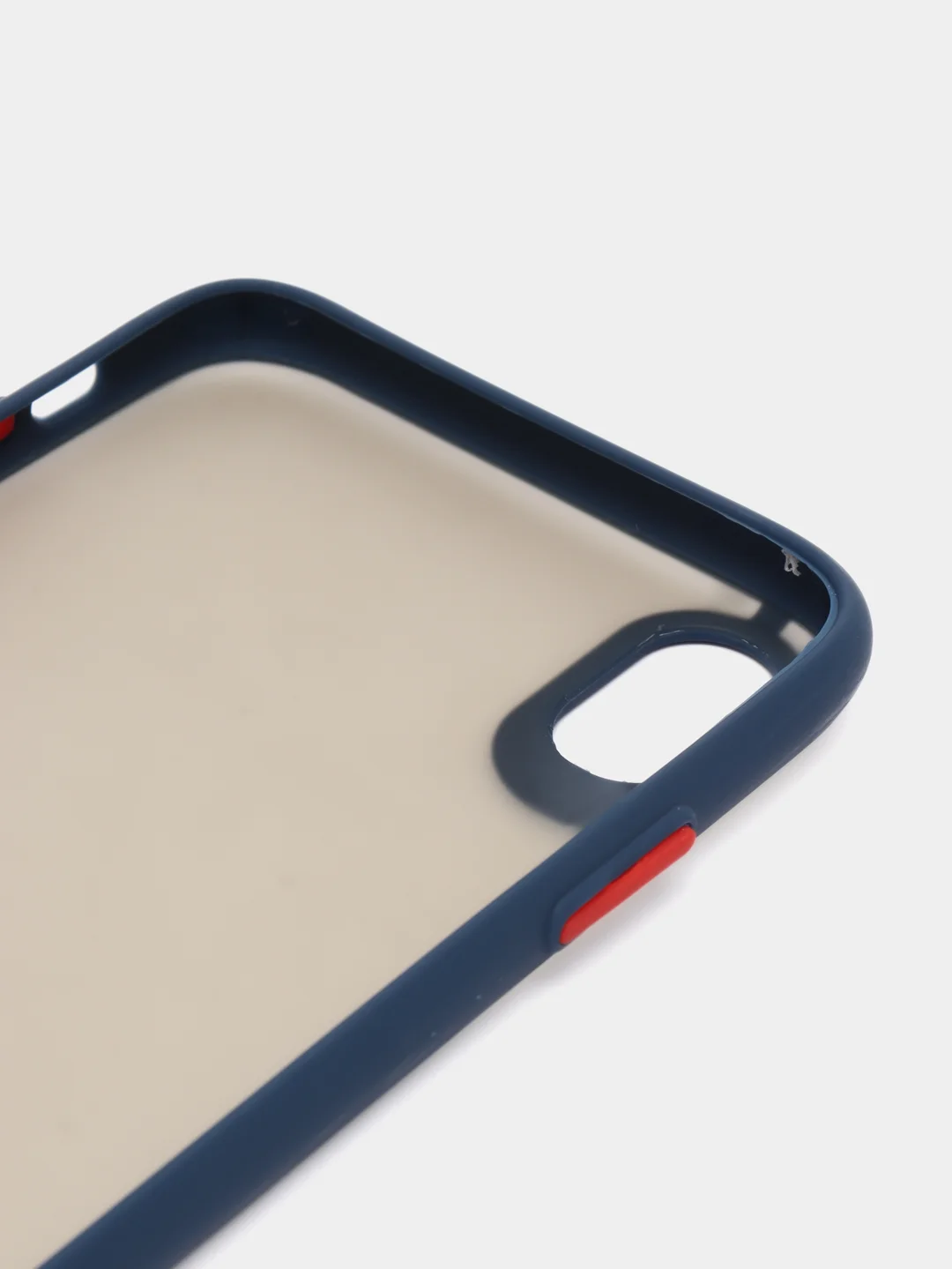 Синий чехол противоударный матовый для IPhone X/XS/XR/11/11 Pro/11 Pro max/12/12 Pro/12 Pro max