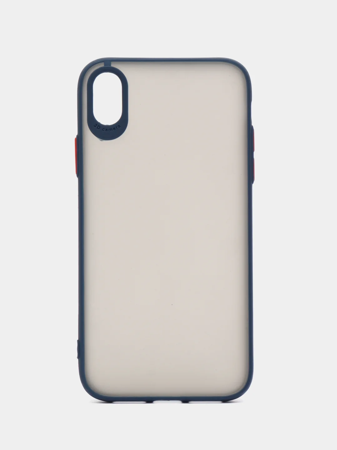 Синий чехол противоударный матовый для IPhone X/XS/XR/11/11 Pro/11 Pro max/12/12 Pro/12 Pro max