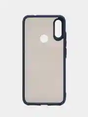 Синий чехол противоударный матовый для Xiaomi Note 9Pro/9s, 9C, 7A, Note 9, Note8 Pro, Note 7, POCO X3