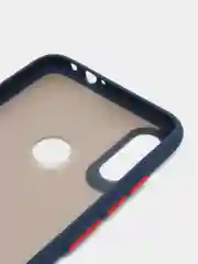 Синий чехол противоударный матовый для Xiaomi Note 9Pro/9s, 9C, 7A, Note 9, Note8 Pro, Note 7, POCO X3