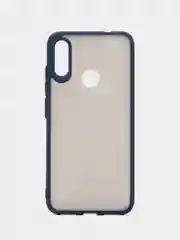 Синий чехол противоударный матовый для Xiaomi Note 9Pro/9s, 9C, 7A, Note 9, Note8 Pro, Note 7, POCO X3
