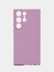 Чехол Samsung Galaxy S23 Ultra (Самсунг С23 Ультра), силиконовый, цветной, мягки подклад