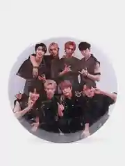 Бежевый меланж значок K-Pop Stray Kids. Значок