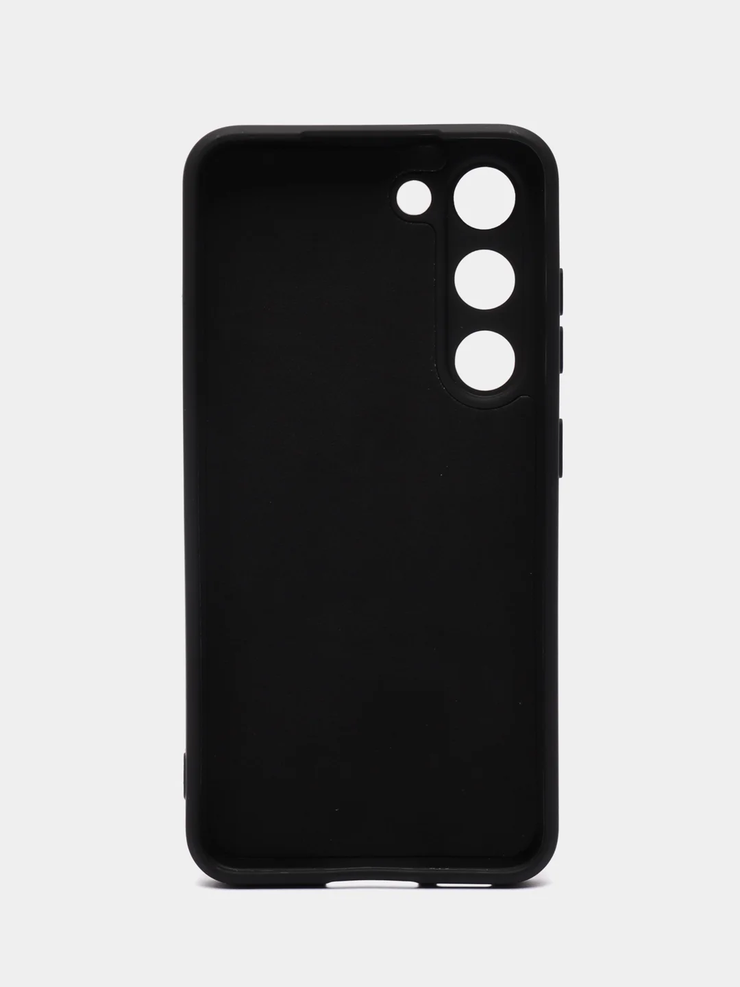 Черный чехол Samsung Galaxy S23, Самсунг Гелакси С23 силиконовый, цветной с мягким подкладом