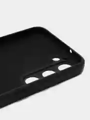 Черный чехол Samsung Galaxy S23, Самсунг Гелакси С23 силиконовый, цветной с мягким подкладом