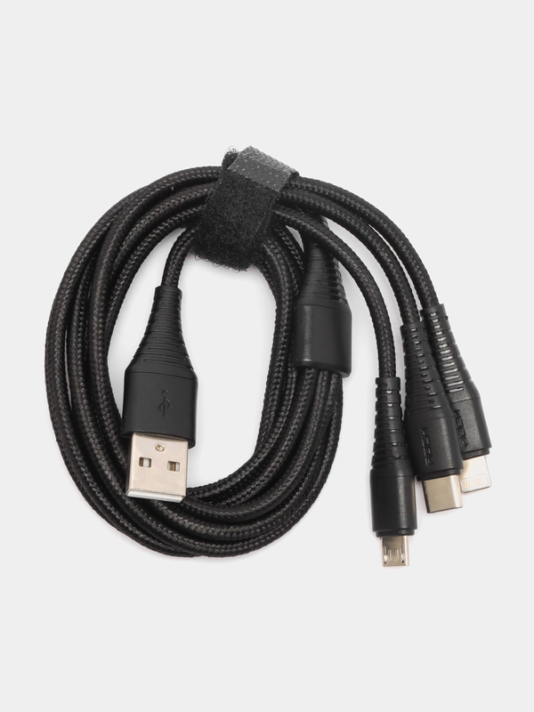 Кабель питания USB - Micro USB, USB type-C, Lightning