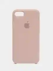 Бежевый меланж чехол Silicone Case для iPhone 7/8