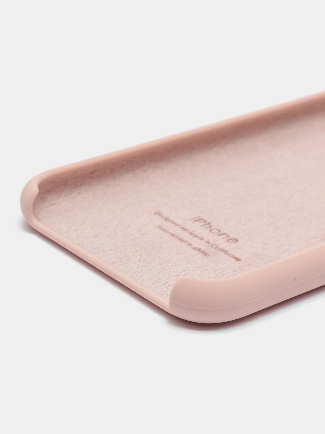 Бежевый меланж чехол Silicone Case для iPhone 7/8